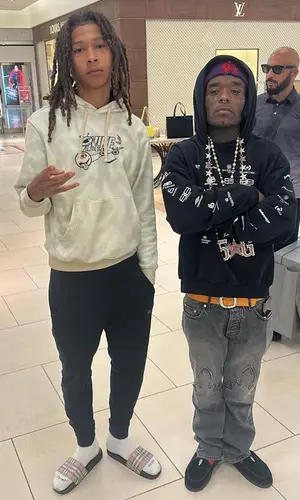 Lil Uzi Vert wearing Chrome Hearts hat