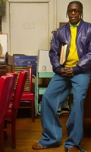 Lil Yachty wearing The Elder Statesman sandal