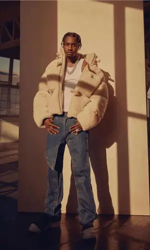 Lil Tjay wearing Bottega Veneta boots