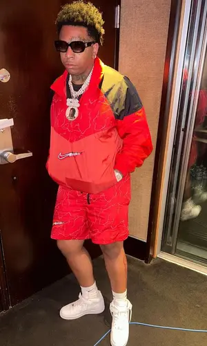 Lil Gotit’s Outfit in Nike Jacket & Celine Eyewear (2023)