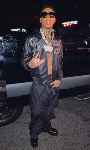 NLE Choppa wearing Givenchy eyewear