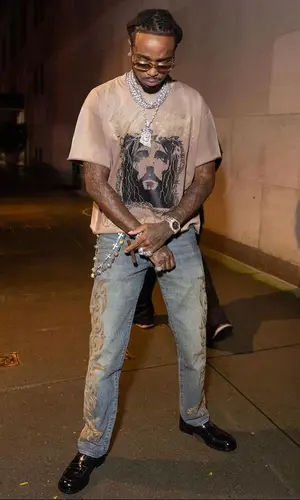 Quavo wearing Audemars Piguet watch
