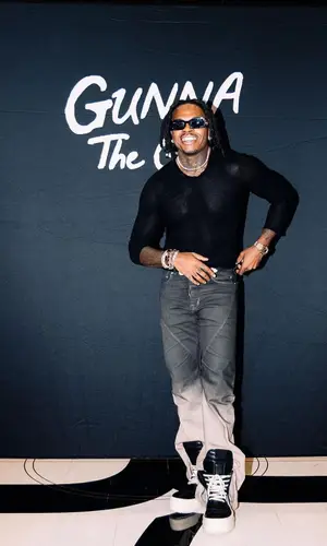 Gunna wearing Rick Owens t-shirt