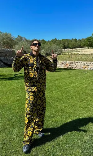 Achraf wearing Jacques Marie Mage eyewear