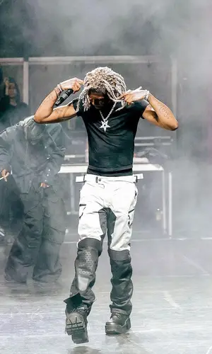 Destroy Lonely wearing Rick Owens t-shirt