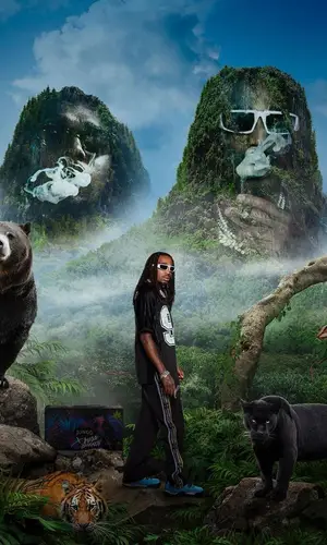 Quavo wearing Quavo Merch jersey