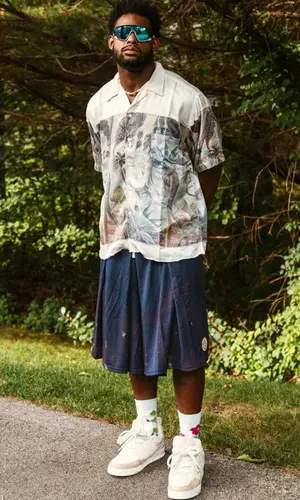 JuJu’s Outfit in Louis Vuitton Sneakers, Oakley Eyewear & Kith (2023)