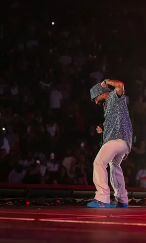 Arcangel wearing Louis Vuitton hat