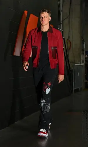 Joe Burrow wearing Dolce & Gabbana jacket