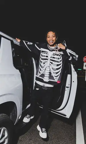 Lil Migo wearing Supreme jersey