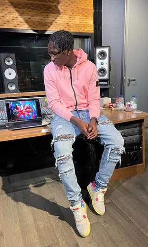 J1mulla wearing Jordan sneakers