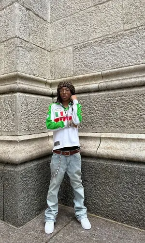 Lil Tecca wearing Chrome Hearts eyewear