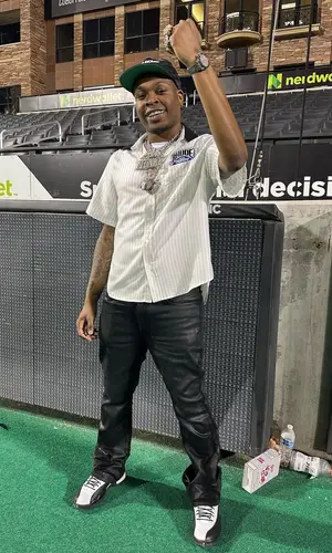 Kenny Muney wearing Rhude cap