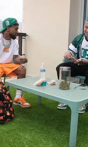 Bryant Mayers wearing Supreme sock