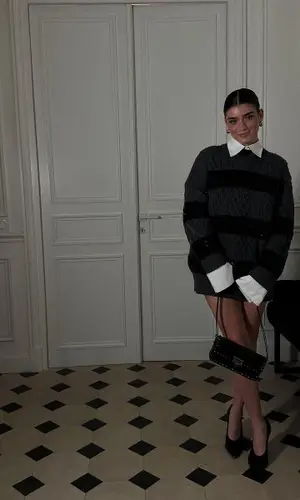 Dixie D'Amelio wearing Valentino shirt