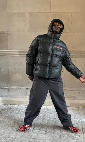 ASAP Nast wearing Walter van Beirendonck eyewear