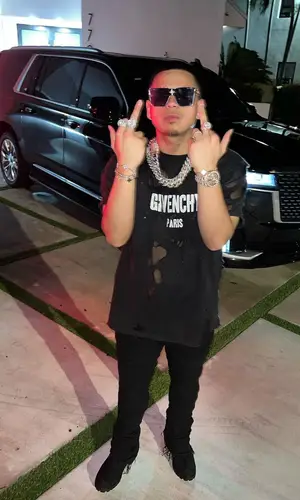 Jesus Ortiz Paz wearing Givenchy t-shirt