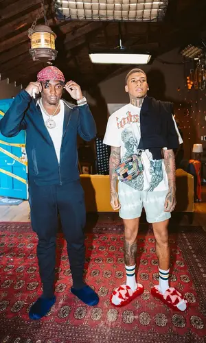 Fredo Bang wearing Marni sandal