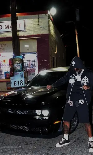 Duke Dennis wearing Cltr Studios shorts