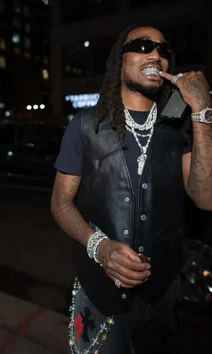 Quavo wearing StarChain World jewelry