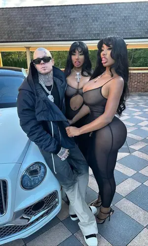 Millyz wearing Rick Owens jacket