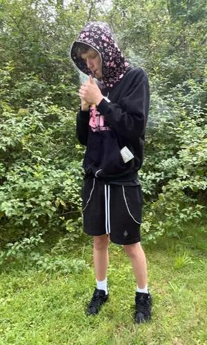 Brezden wearing Jordan sneakers