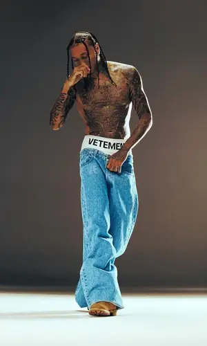 Tyga wearing Timberland boots