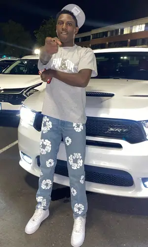 PGF Nuk’s Outfit in Balenciaga T-Shirt, Denim Tears Jeans & Nike Sneakers (2023)