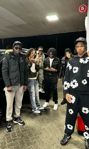 Nemzzz wearing Denim Tears hoody