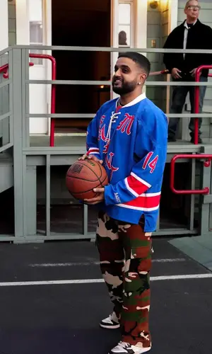 Nav’s Outfit in Chrome Hearts Pants, Nike Sneakers & Travis Scott Merch (2023)
