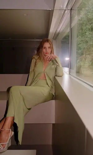 Rosie Huntington-Whiteley wearing Gia Borghini boots
