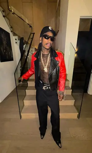 Wiz Khalifa wearing Celine underwear
