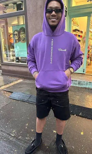 Lil Meech wearing Chrome Hearts sandal