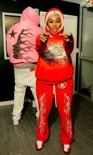 Asian Doll’s Outfit in Hellstar Hoodie & Jordan Sneakers (2023)