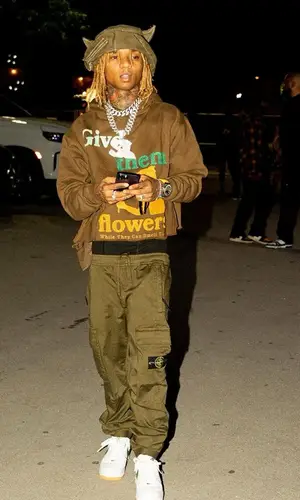 Swae Lee wearing Bottega Veneta eyewear