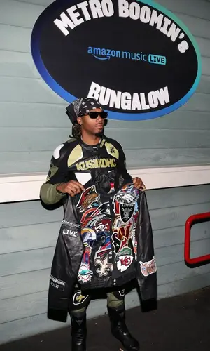 Metro Boomin’s Outfit in Jeff Hamilton Jacket & Kusikohc Eyewear (2023)