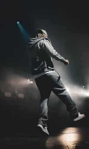 Zola wearing La Fam hoody