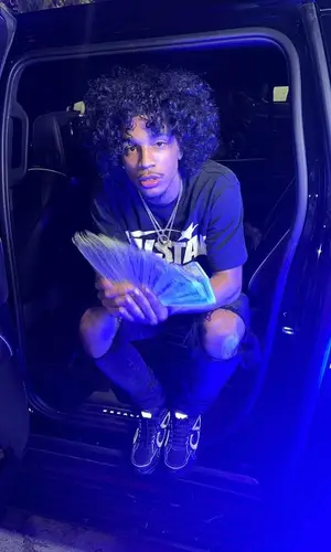 Jay Cinco wearing Hellstar t-shirt