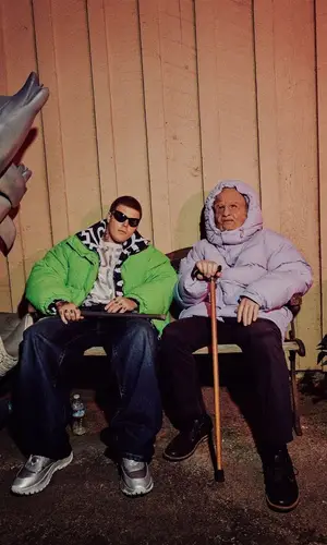 Yung Lean wearing Marc Jacobs jacket