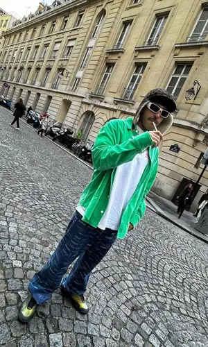 Feid’s Outfit in Marni Jeans, Oakley Eyewear & Celine Hat (2023)