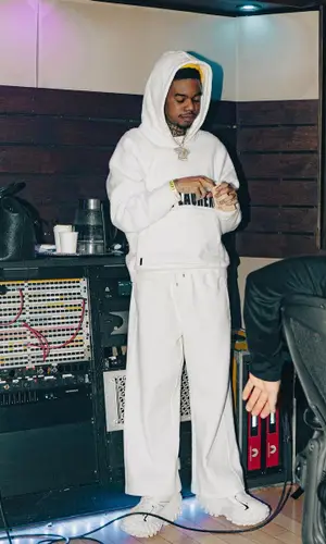 Lil Poppa’s Outfit in Saint Laurent Hoodie & Balenciaga Sneakers (2023)
