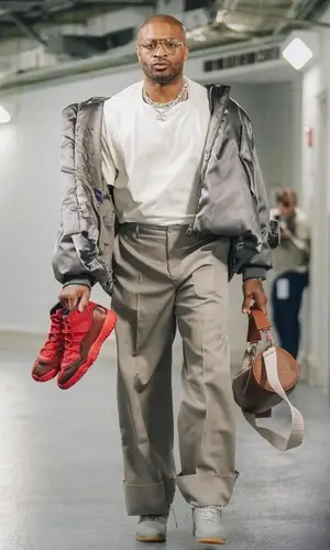 PJ Tucker’s Outfit in Louis Vuitton Jacket (2023)