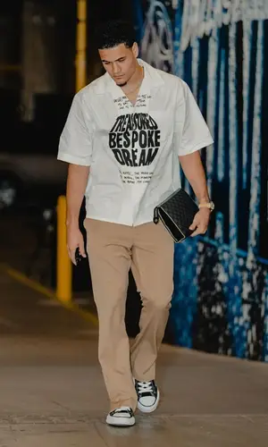 Josh Green wearing Marni shirt