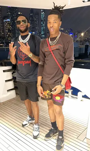 Dirtbike LB’s Outfit in Balenciaga T-Shirt, Dior Sneakers & Louis Vuitton Eyewear (2023)