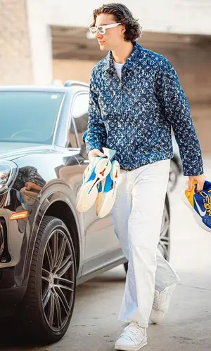 Josh Giddey wearing Louis Vuitton eyewear