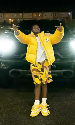 42 Dugg wearing Moncler jacket