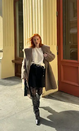Meredith Duxbury wearing Aureum belt