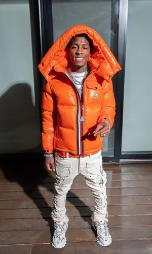 NBA YoungBoy wearing Christian Louboutin belt