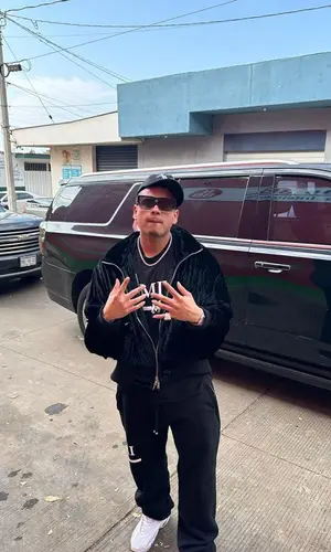 Jesus Ortiz Paz wearing Amiri t-shirt