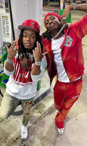 Yung Mal’s Outfit in Ricchezza Forever Hoodie & Merlins Father Hat (2023)